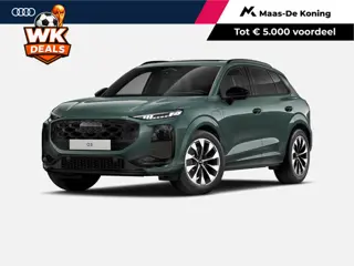 Audi Q3 1.5 200kW e-hybrid S edition 272 PK · Tech plus · Glazen panoramadak · Optiekpakket zwart