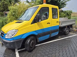 Mercedes-Benz Sprinter 210 CDI 366 DC laadkraan VERSTUIVERS STUK motor probleem engine problem MARGE