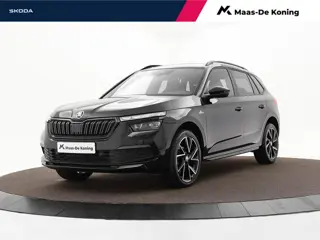 Skoda Kamiq 1.0 TSI 110pk DSG Monte Carlo · Panoramadak · Camera · Inklap. Trekhaak · Keyless · Stoe