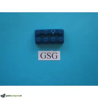 Grondplaat 4x2 (F1) blauw nr. 16330