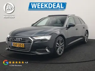 Audi A6 Avant 50 TFSI e quattro S Line PHEV 300pk | Trekhaak Af Fabriek | Panodak | 360 Camera | Hea