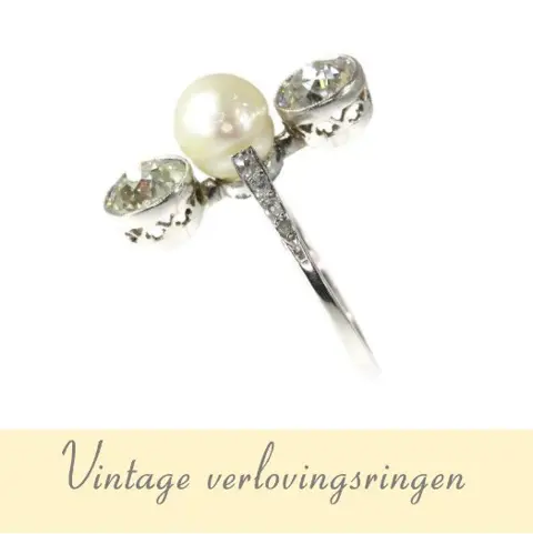 Unieke vintage verlovingsringen