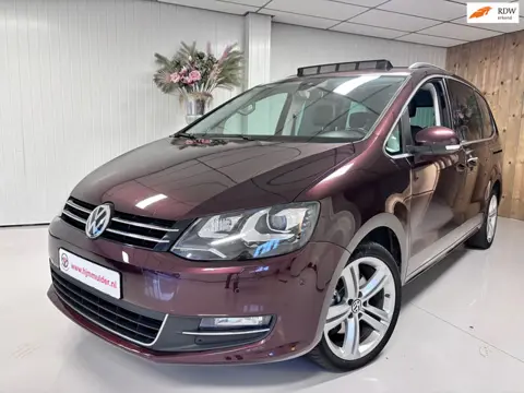 Volkswagen Sharan 2.0 TSI Highline, vol opties, 7 persoons, automaat, trekhaak, leder, navi, panoram
