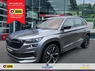 SKODA KODIAQ 2.0 TDI SPORTLINE TREKHAAK/CAMERA/ELEK-KLEP/MATRIX/MEM/ACC/VOORRUITVERW