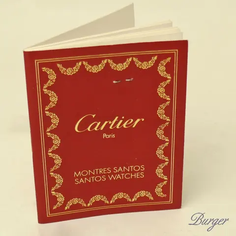 Cartier For Various Santos Models Instruction Manual Booklet
