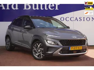 Hyundai Kona 1.6 GDI HEV Premium +Volleder+Breed-Navigatie+camera+stoel&stuur-verw18"Lmv+Krell-sound