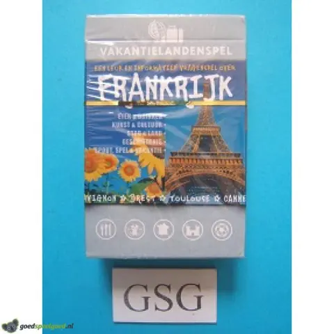 Vakantielandenspel Frankrijk nr. 61080-00