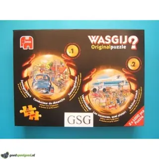 Wasgij 1 + 2 (zondagsrijders + vakantiepret) 2x 1000 st nr.