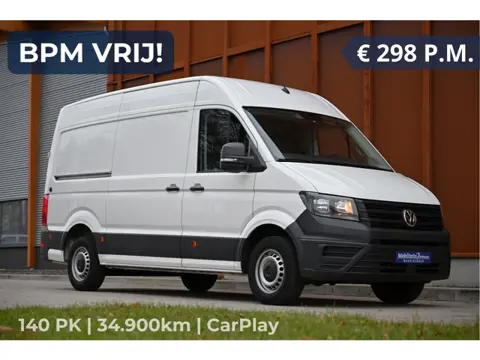 Volkswagen Crafter 2.0 TDI L3H3 140PK | CarPlay | Cam | 270gr deuren