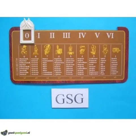 Promotiekaart Stratego 4 geel nr. 60946-02