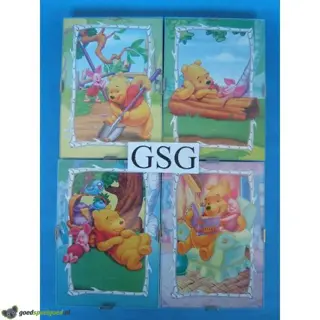 Winnie de Pooh 4 schilderijtjes nr. 6025-02