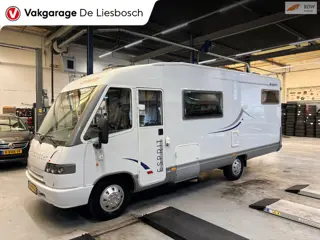 Fiat DUCATO MAXI Dethleffs Globetrotter Esprit 6 zitplaatsen zonnepanelen / trekhaak / luifel / gara