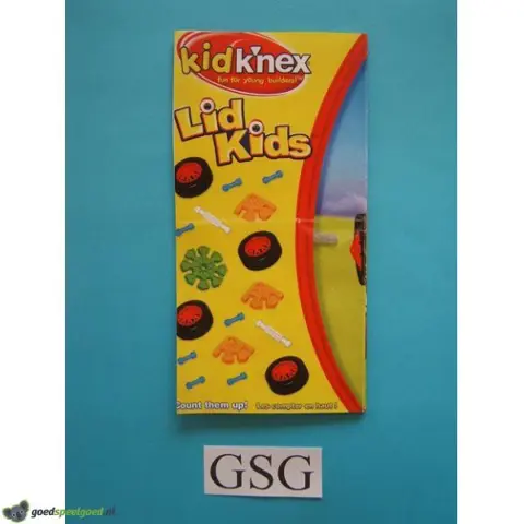 Kid knex Racecar Rick bouwvoorbeeld nr. 85205-303