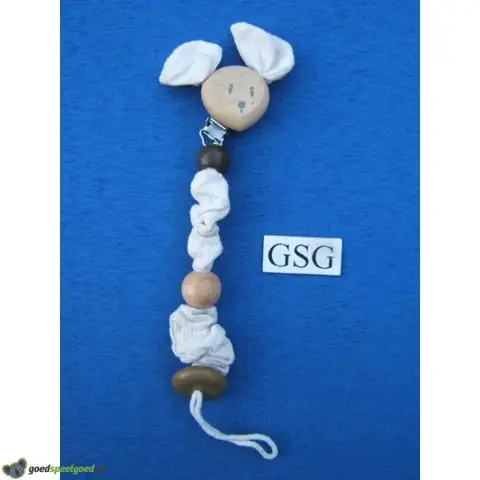 Stoffen speentjeshouder muis