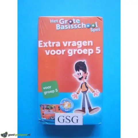 Het grote basisschoolspel extra vragen groep 5 nr. 60818-00