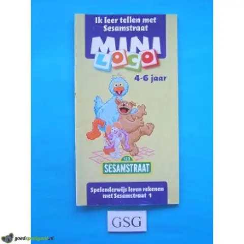 Spelenderwijs leren rekenen met Sesamstraat 1 nr. 25236-11