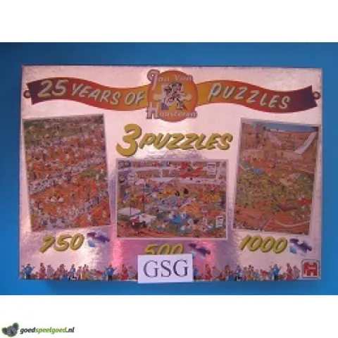 Jan van Haasteren 2 puzzels 750 1000 st nr. 1490-04