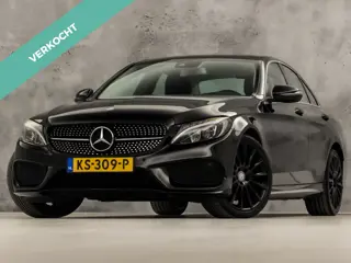 Mercedes-Benz C-Klasse 180 Sport 156Pk Automaat (NAVIGATIE, DIAMOND GRILL, LEDER, STOELVERWARMING, E