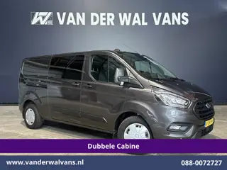 Ford Transit Custom 2.0 TDCI 170pk L2H1 Dubbele Cabine Euro6 Airco | 5-Zits | 2x Zijdeur | Camera | 