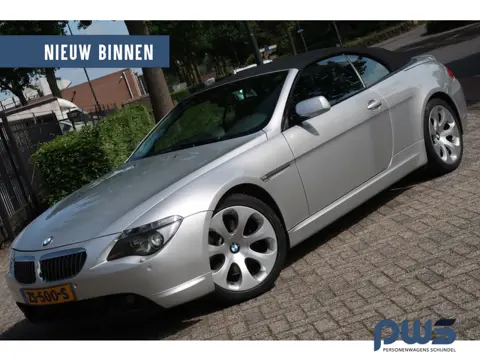 BMW 6 Serie Cabrio 645Ci S Full Option / Youngtimer / 8 cil. / Carplay