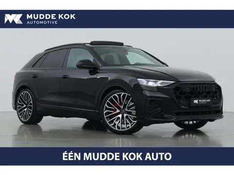 Audi Q8 60 TFSI e quattro Pro Line S Competition | Luchtvering | Trekhaak | Soft-Close | Panoramadak