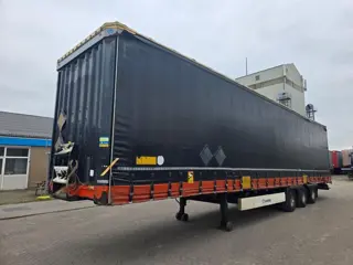 Krone BPW - DRUM Krone 3-assige Schuifzeiltrailer - BPW - Trommelremmen - Luchtvering - 445/45 R19.5