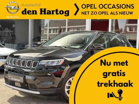 Jeep Compass 1.5T e-Hybrid Longitude 1450KG trekgewicht/Stoel+stuur verwarming.