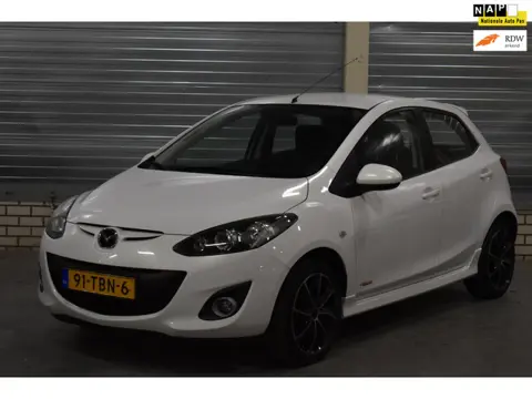 Mazda 2 1.3 GT-M Line 82.000KM!!! Parelmoer Wit + Airco|Stoelverwarming|
