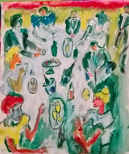 Fikret Moualla 2 aquarelles