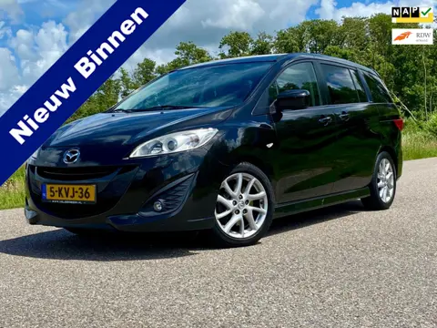 Mazda 5 2.0 TS+ 7Pers Leder Navi Carplay Stoelverwarming Perfect Onderhouden 6BAK Clima Cruise Contr