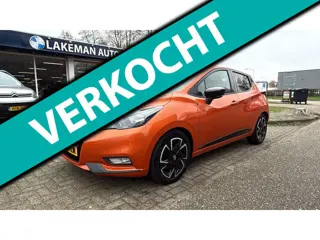 Nissan Micra 1.0 IG-T N-Design Orangeline Navi Sport Huurkoop Inruil APK Garantie