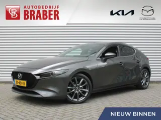 Mazda 3 2.0 e-SkyActiv-G M Hybrid 122 Luxury | Trekhaak | Stuur-/stoelverwarming | Leer | 360 Camera
