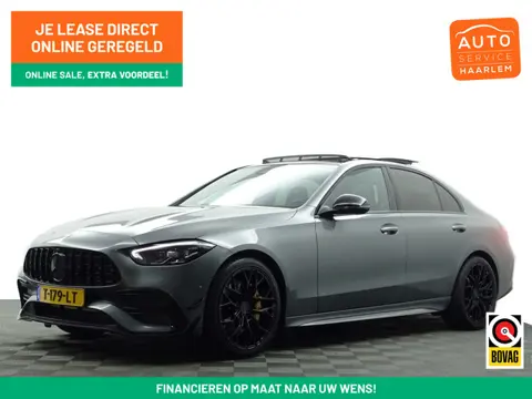 Mercedes-Benz C-Klasse 180 AMG Performance Aut- Panoramadak, Laser Led, Sfeerverlichting, Concavers,