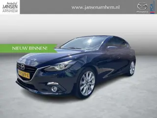 Mazda 3 2.0 GT-M , Leder, Bose, All Season, Clima, Cruise, Navi, Stoelverwarming, HUD, PDC, LKA