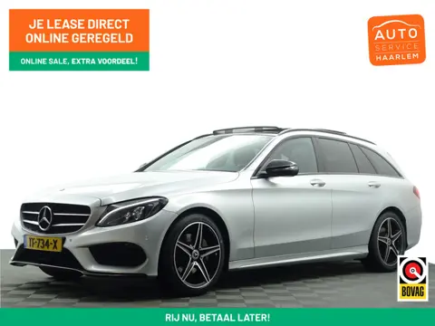 Mercedes-Benz C-Klasse Estate 180 AMG Night Edition Aut- Panoramadak, Xenon Led, Sfeerverlichting, B