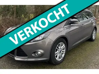 Ford Focus Wagon 1.0 EcoBoost Titanium 2013 GROTE NAVI CLIMA CRUISE NAP