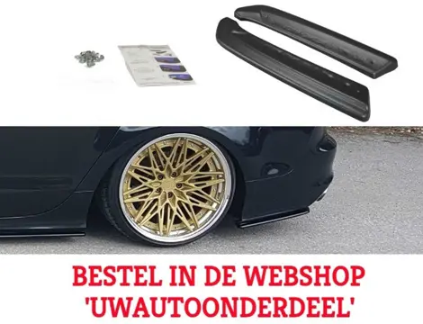 Rear Side Splitters Audi A7 S-Line MK1 S7 3.0 2.8 TFSI TDI
