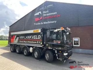 Ginaf X5250 TS 10x4 met 23,4m³ Hyva kipper en aluminium milieukleppen. BS2075