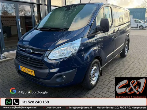 Ford Transit Custom 310 2.2 TDCI L1H1 Limited DC motorschade, cruise, airco, stoelverwarming, MARGE
