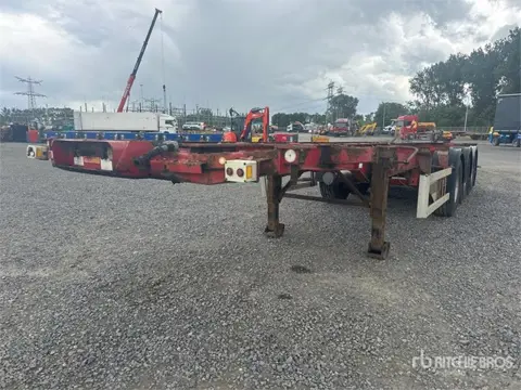 Dennison TF25SKA Tri/A Container Trailer (bj 2001)