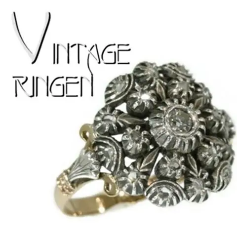 Vintage, Antieke en biedermeier ringen.