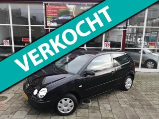 Volkswagen Polo 1.4 55KW 2002 Zwart Airco/NAP/VERKOCHT!