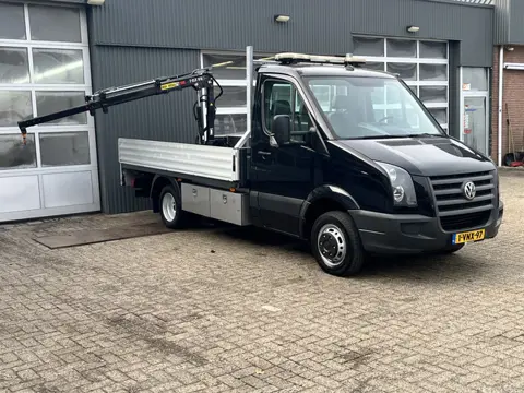 Volkswagen Crafter 50 2.5 TDI 7.000KG Trekgewicht Lucht Hiab 018T laadkraan Dubbele lucht Airco Crui