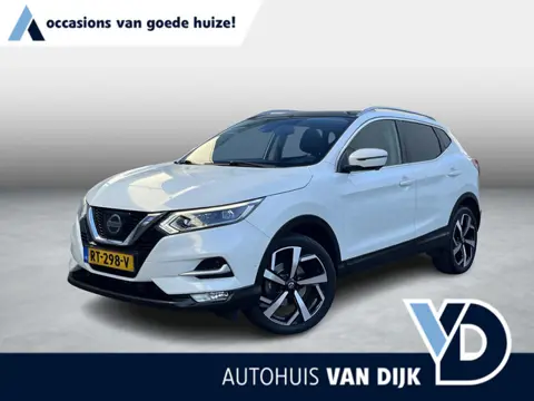 Nissan Qashqai 1.2 Tekna | NL Auto/2e Eig./Voll.Historie/Navi/Pano/Clima/Cruise/19"/Trekhaak
