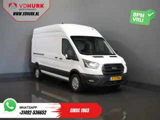 Ford Transit 350 2.0 TDCI 185 pk Aut. L3H3 Riem V.V/ 2xSchuifdeur/ Bi-Xenon/ Elek.Stoel/ Carplay/ St