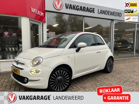 Fiat 500 C 1.2 Lounge cabrio, PDC, Airco, LMV