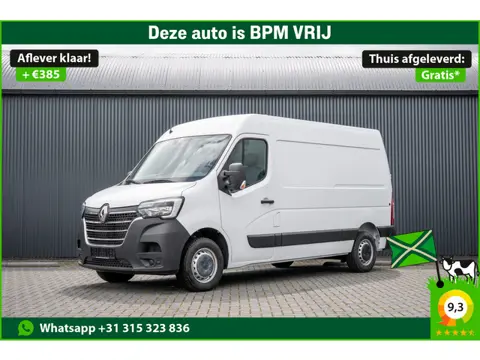 Renault Master Bleu DCI 135PK | L2H2 | Nieuw | Navi | 3-Zits | LED | Cruise | Airco