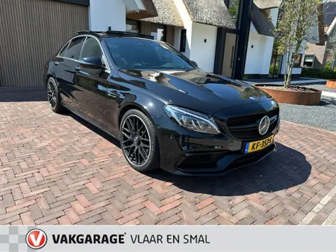 Mercedes-Benz C-klasse AMG 63 Edition 1 -Schaal stoelen-Panodak-Onderhouds historie compleet zeer ne