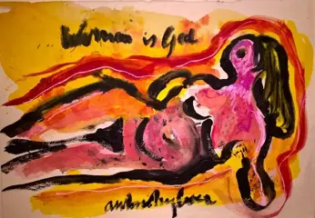 Anton Heyboer "" Woman is God ""