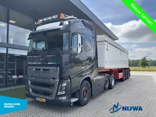 Volvo FH16 750 6x2/4 i.c.m. KWB P3 oplegger met Hiab 1185 83 kraan